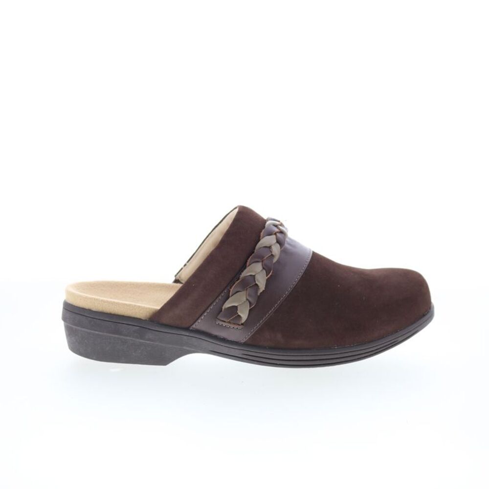 Spenco Womens Topanga Clog Brown Shoes (NWT)